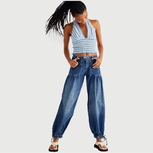 Free People - We The Free Lotus Baggy Jeans Size 31